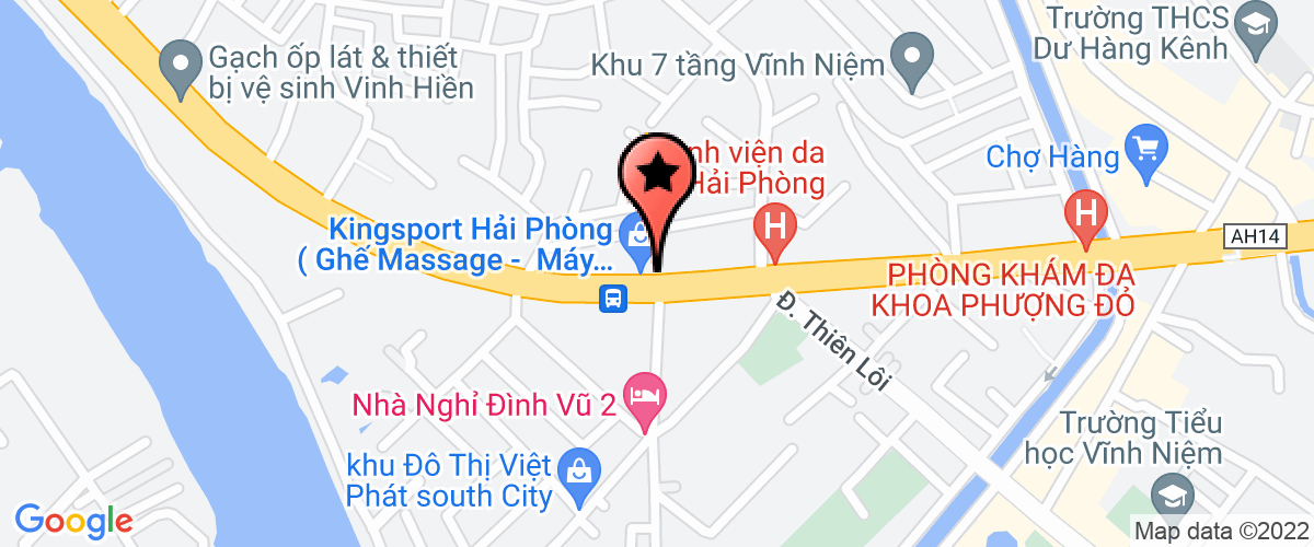 Bản đồ đến địa chỉ Công Ty TNHH Đầu Tư Phát Triển Hạ Tầng Đô Thị Hải Phòng