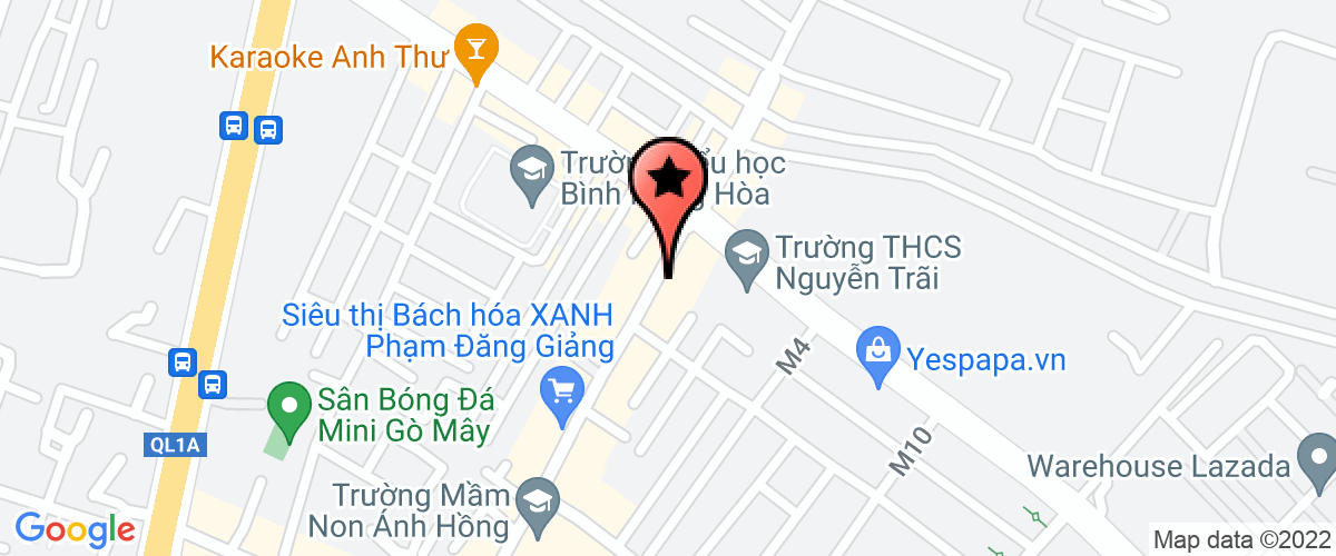 Bản đồ đến địa chỉ Công Ty TNHH Thương Mại Dịch Vụ Tp Auto
