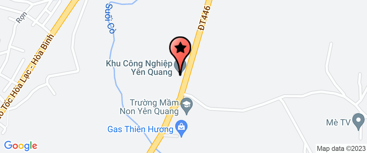 Map to An Viet Hoa Binh Joint Stock Company