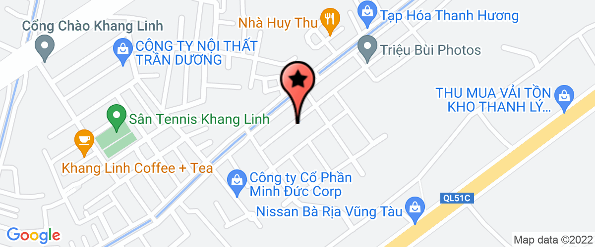 Bản đồ đến địa chỉ Công Ty TNHH Kiến Trúc Xây Dựng Sao Băng