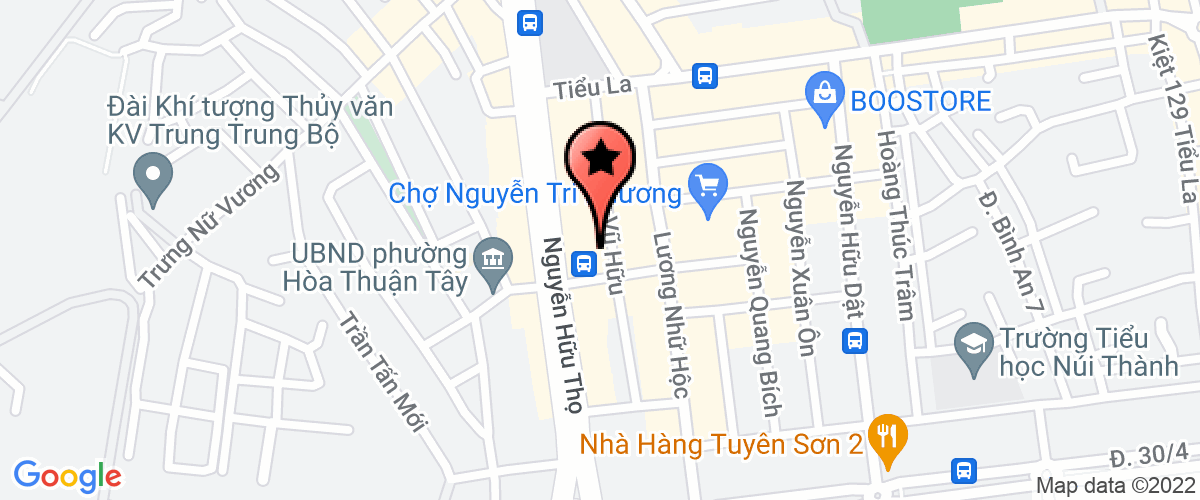 Map to Thien Hoang Nam Investment Construction and Infrastructure Development Joint Stock Company