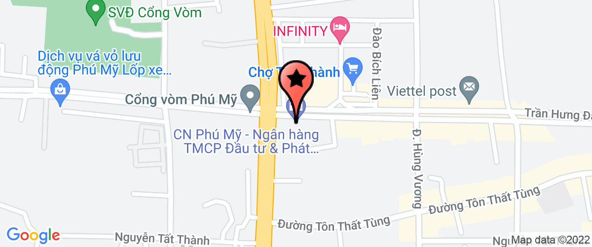 Bản đồ đến địa chỉ Công Ty Trách Nhiệm Hữu Hạn Nha Khoa Sài Gòn Phú Mỹ