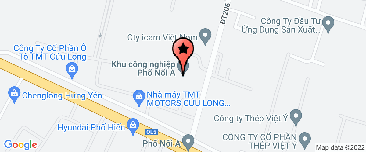 Bản đồ đến địa chỉ Chi Nhánh Miền Bắc Công Ty TNHH Cơ Khí Công Nghiệp Sài Gòn