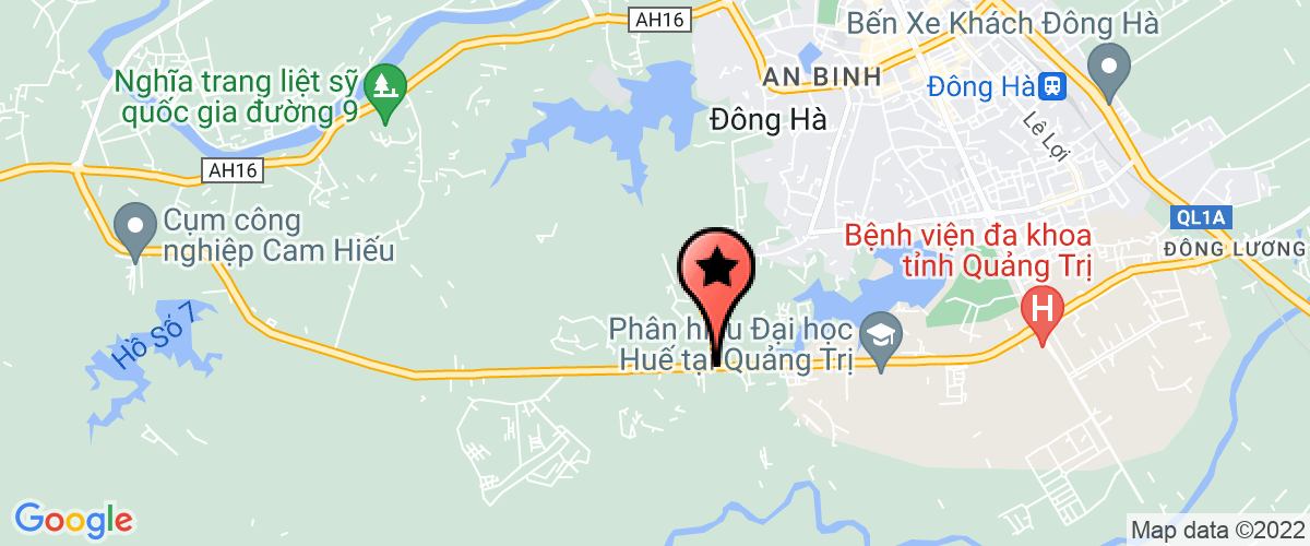 Map to Ngoc Tien Dat Company Limited