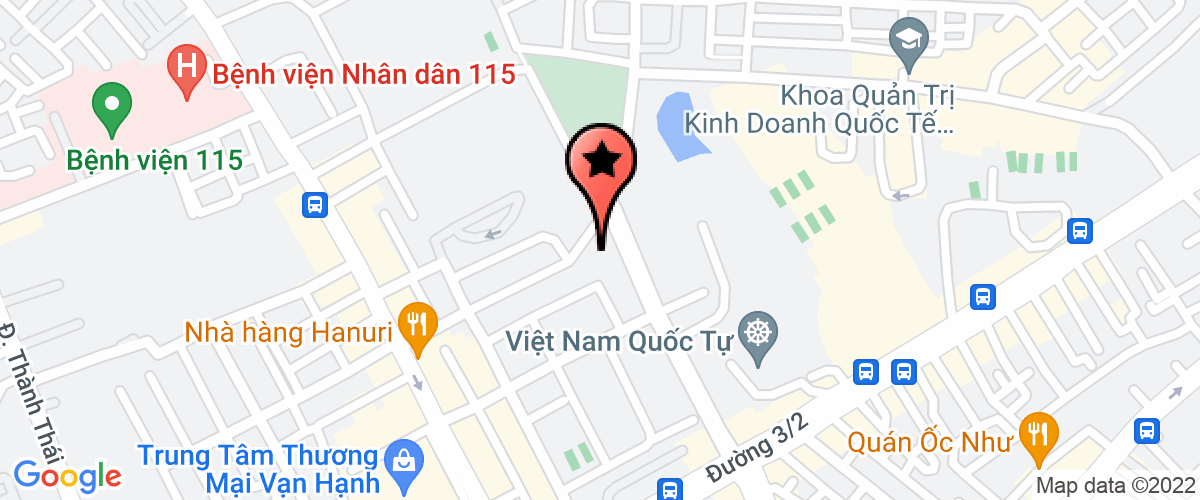 Map to Ky Hoa Garden Hotel Company Limited