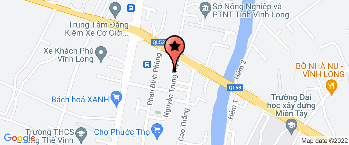 Bản đồ đến địa chỉ Công Ty TNHH TM DV Sx Gạch Không Nung Vĩnh Long