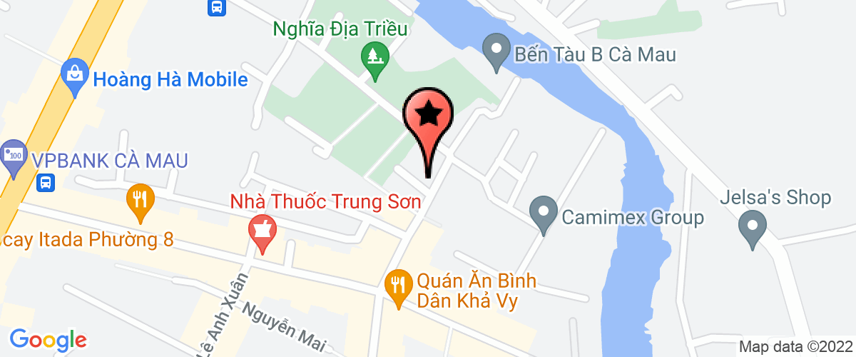 Bản đồ đến địa chỉ Công Ty TNHH Thiên ân Cà Mau
