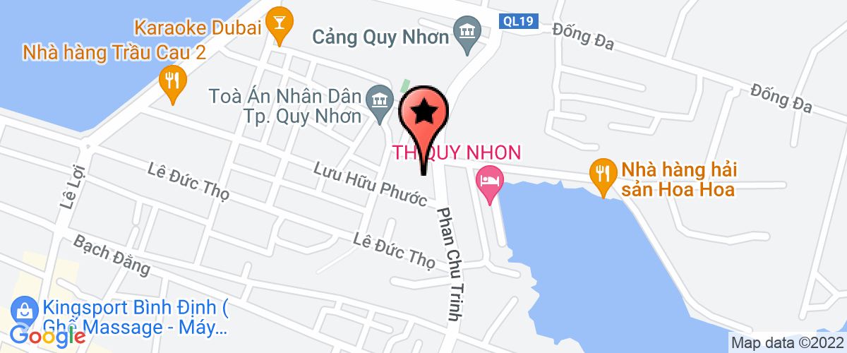 Map to Quy Nhon Frozen Seafoods Joint Stock Company
