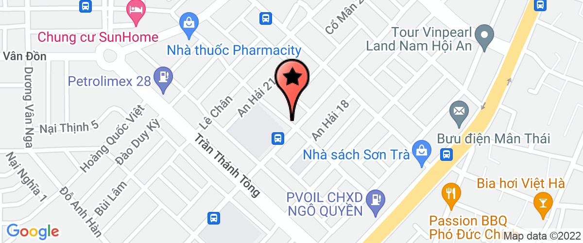Map to Phuc Tran Construction Company Limited