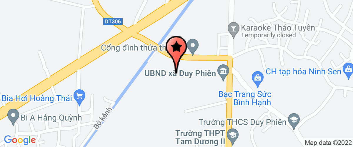 Map to Huyen Anh Construction Investment and Consultant Company Limited