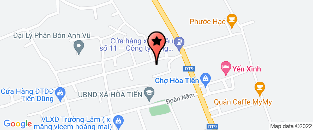 Bản đồ đến địa chỉ UBND Xã Hòa Tiến