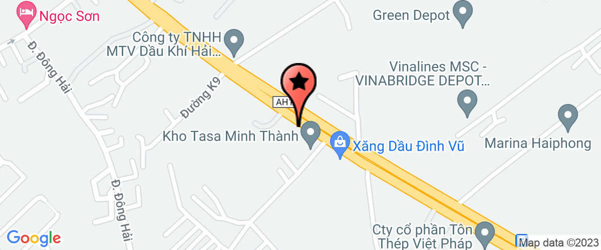Map to Minh Thanh Container Limited Company