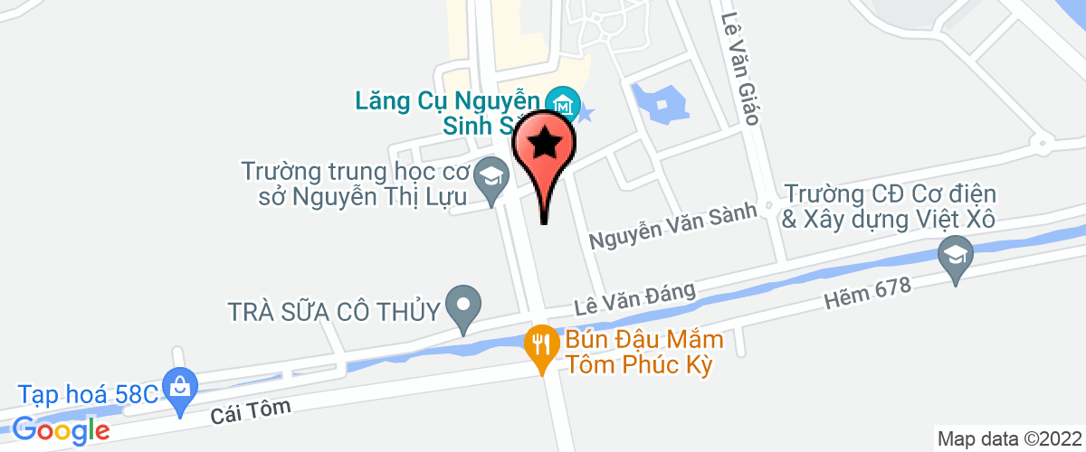 Bản đồ đến địa chỉ Công Ty CP Đầu Tư Xây Dựng Thương Mại Chung Phú Khang