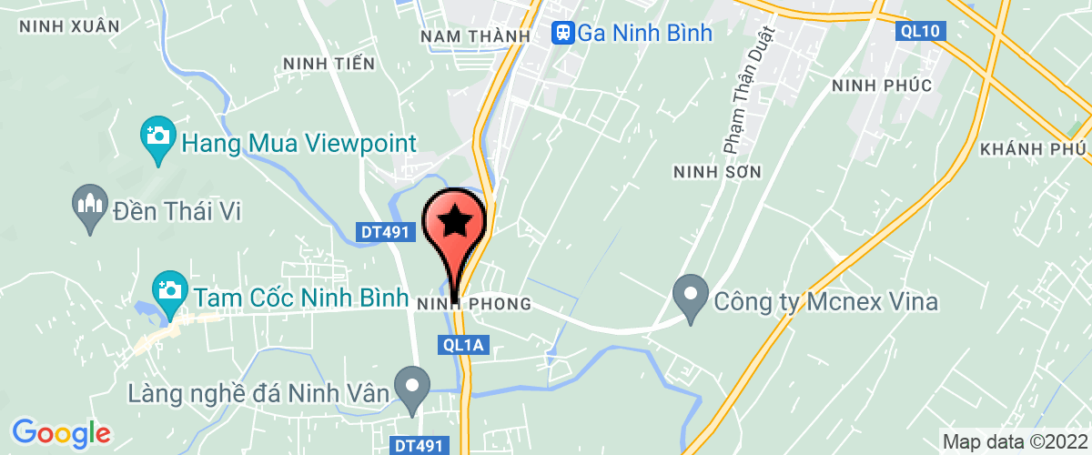 Bản đồ đến địa chỉ UBND Phường Ninh Phong