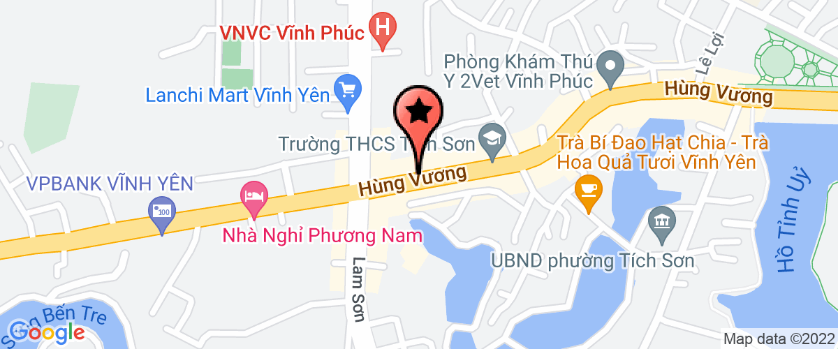 Map to Truong An Vinh Phuc Constructions Company Limited