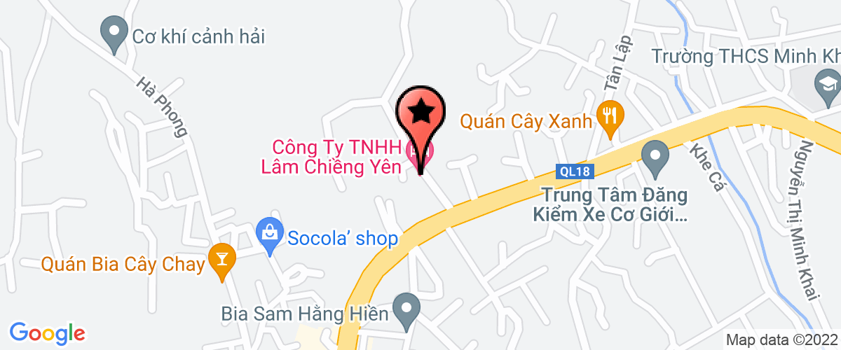 Bản đồ đến địa chỉ Công Ty TNHH Lâm Chiềng Yên