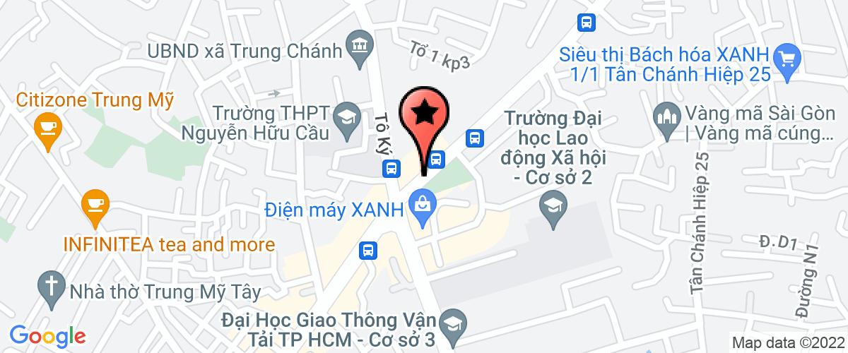 Bản đồ đến địa chỉ Công Ty TNHH Nha Khoa Á Châu Dental