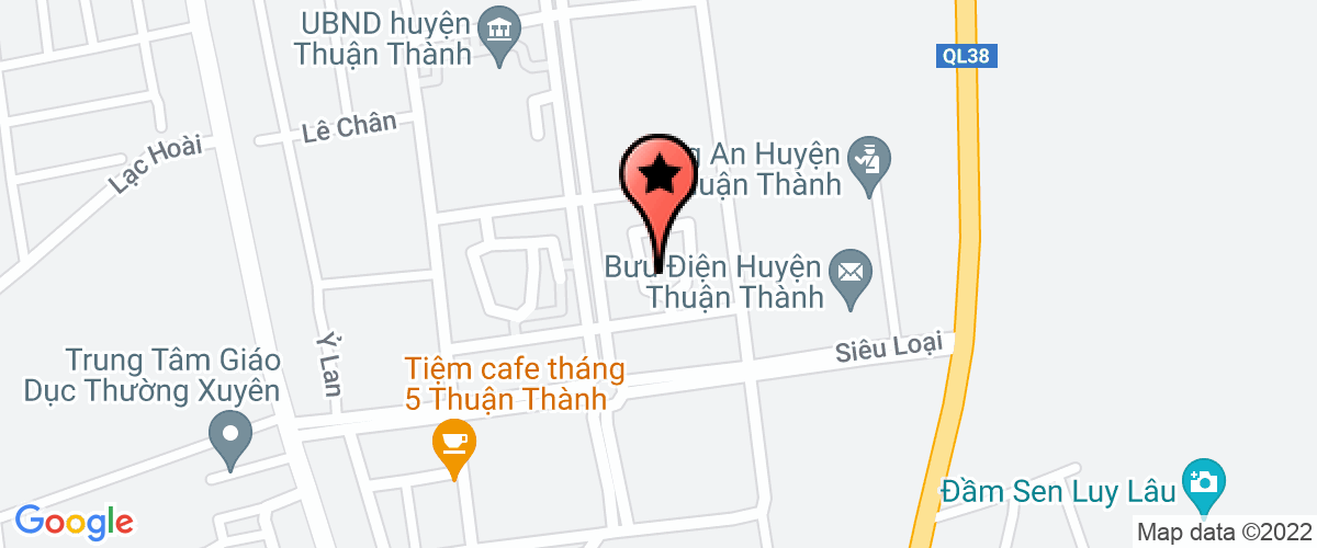 Map to Tay Ho Bac Ninh Building Joint Stock Company