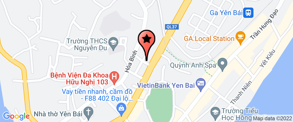 Bản đồ đến địa chỉ Công Ty TNHH Thịnh Long Yên Bái