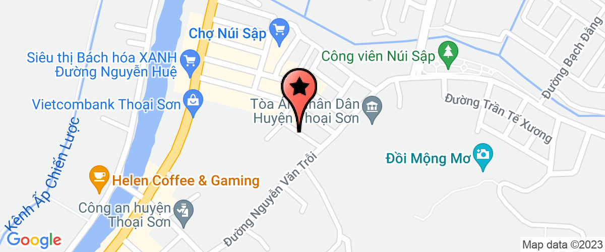 Bản đồ đến địa chỉ Phòng Địa Chính Huyện                              Thoại Sơn