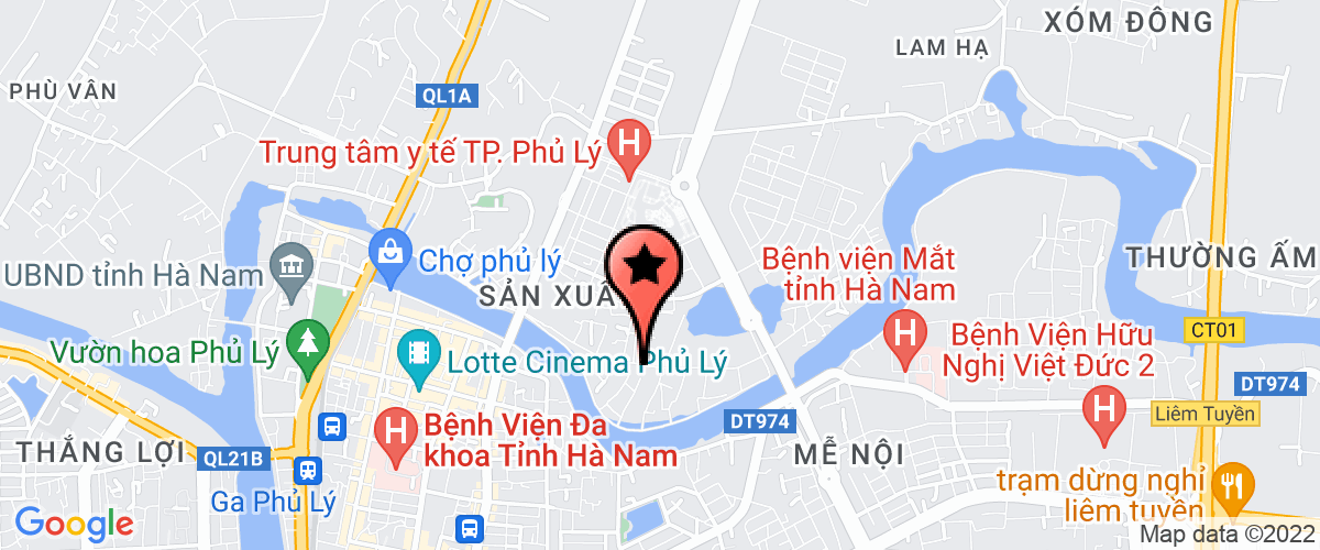 Map to Trung Hien Trading Company Limited