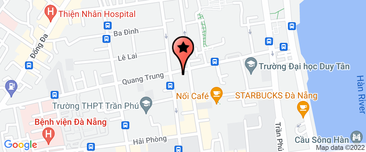Bản đồ đến địa chỉ Trung tâm Phát triển quỹ đất thành phố Đà Nẵng