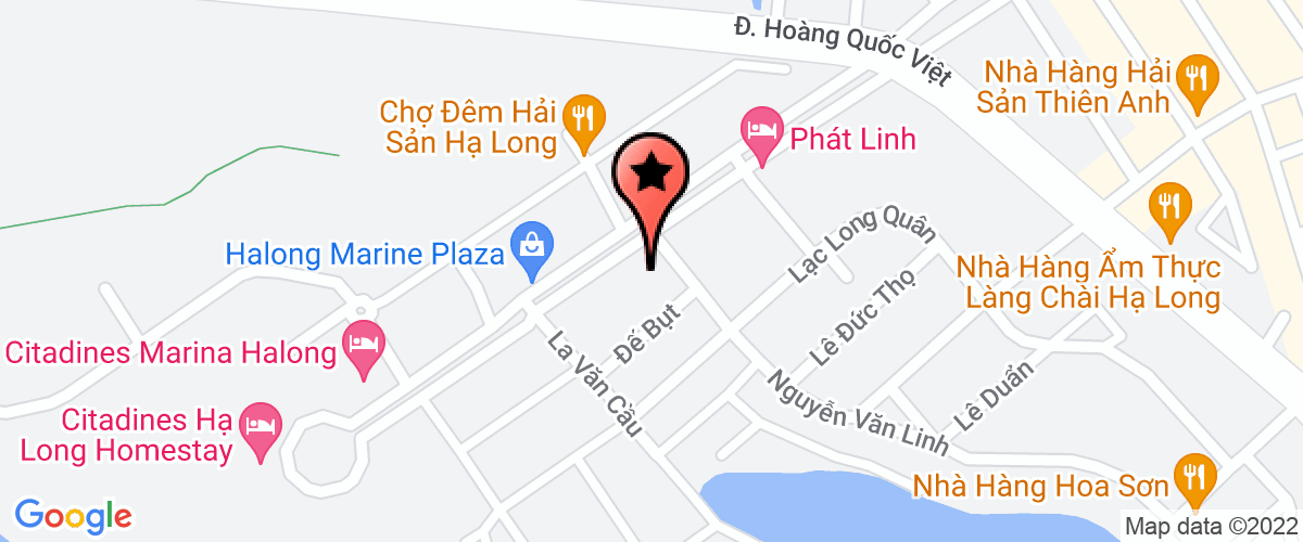 Map to Quangdao Travel and Trade Company Limited