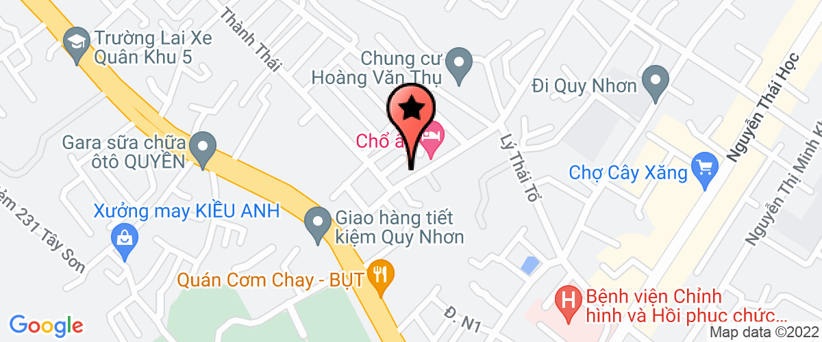 Bản đồ đến địa chỉ Công Ty TNHH Tư Vinh