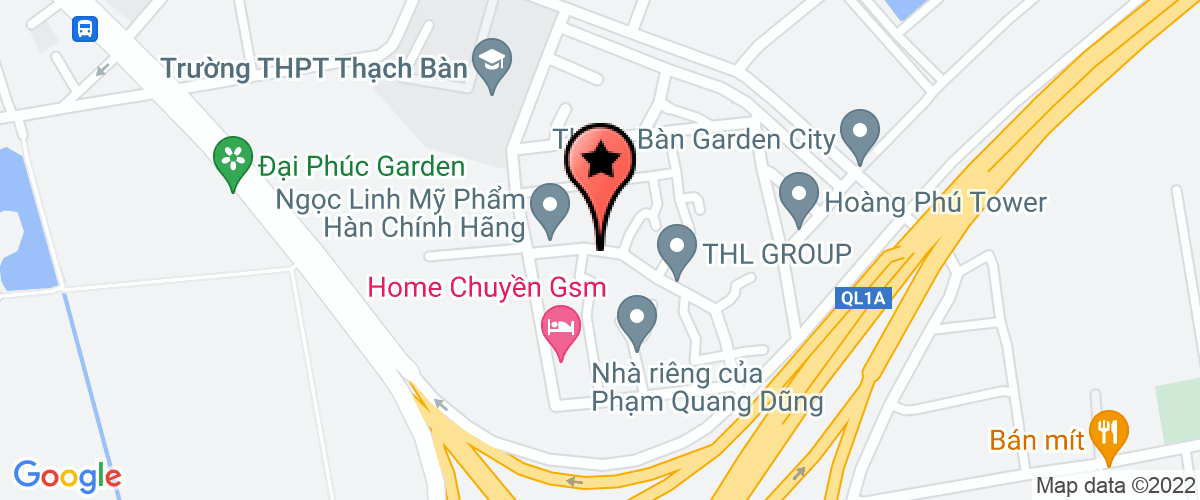 Bản đồ đến địa chỉ Công Ty TNHH Hồng Tân Thành