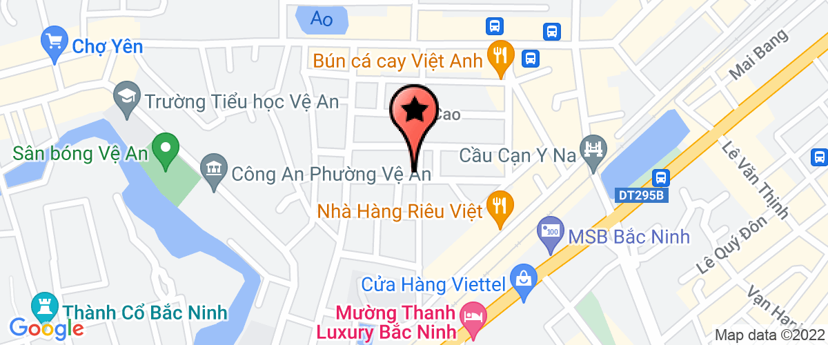 Map to Nhat Viet Bac Ninh Service and Trading Company Limited