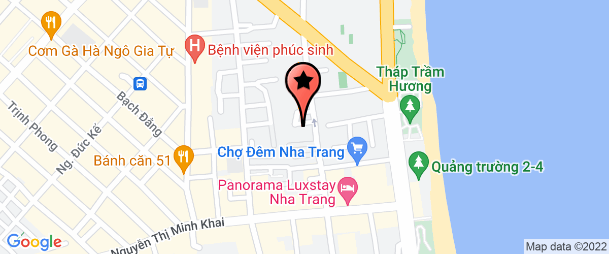 Map to Nha Trang Real Estate Investment and Development Joint Stock Company