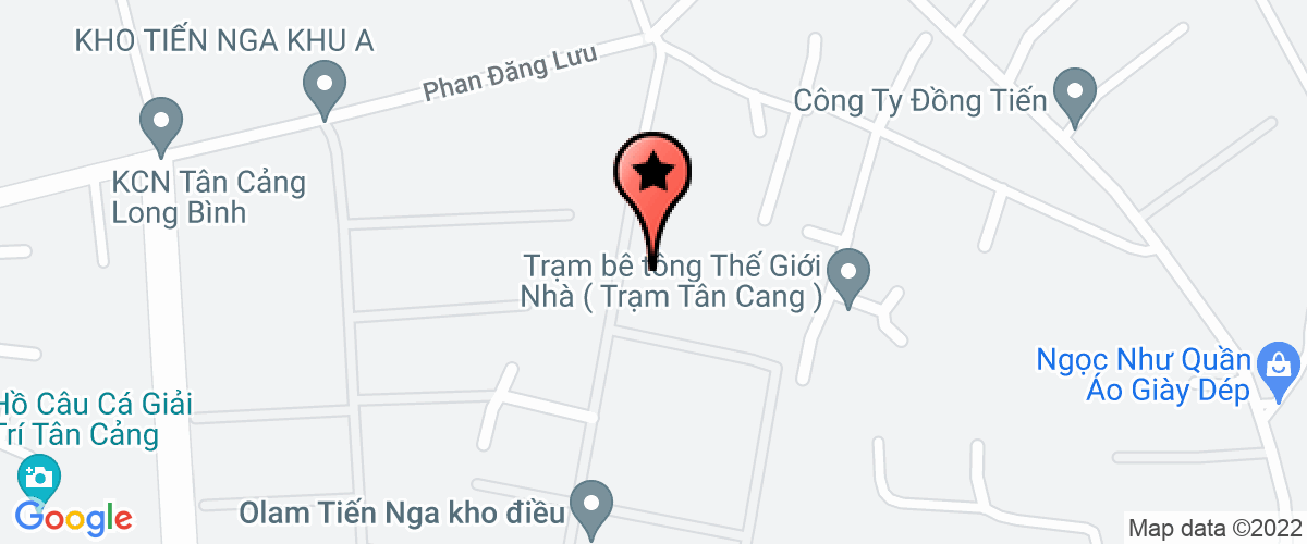 Map to Tien Nga Stevedoring Transport Joint Stock Company