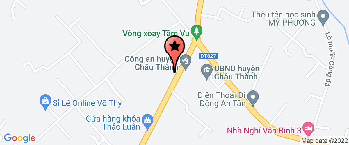Bản đồ đến địa chỉ Tòa án Nhân Dân Huyện Châu Thành