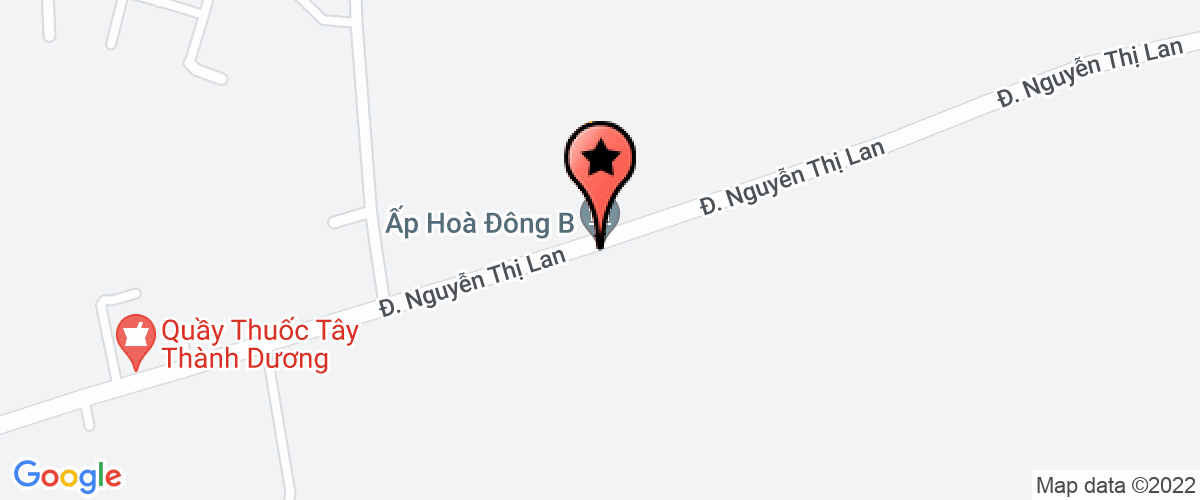 Map to Hoa Hiep Hung Rubber Joint Stock Company