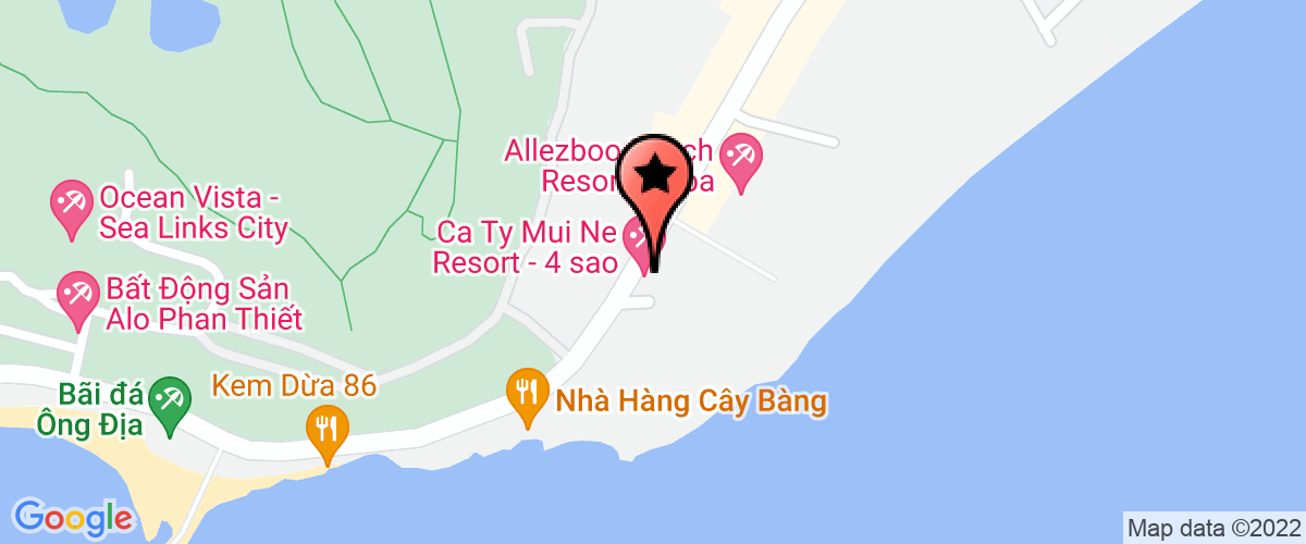 Bản đồ đến địa chỉ Công Ty TNHH Cà Ty Mũi Né