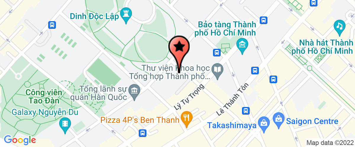 Map to Luxury Apartment 37 Nguyen Trung Truc Q1 Joint Stock Company