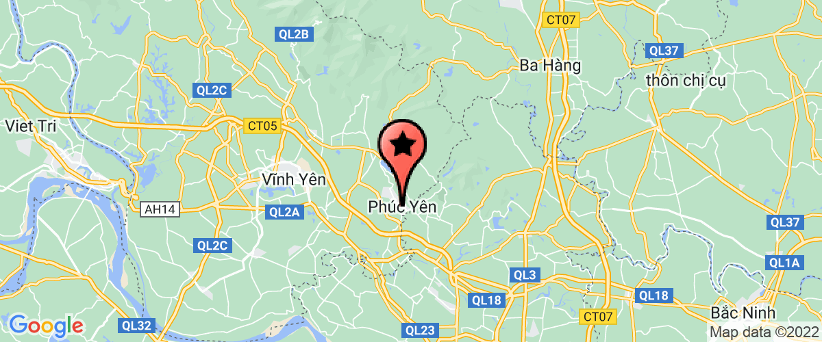 Map to Vinh Phuc Medical Equipment Service Limited Company