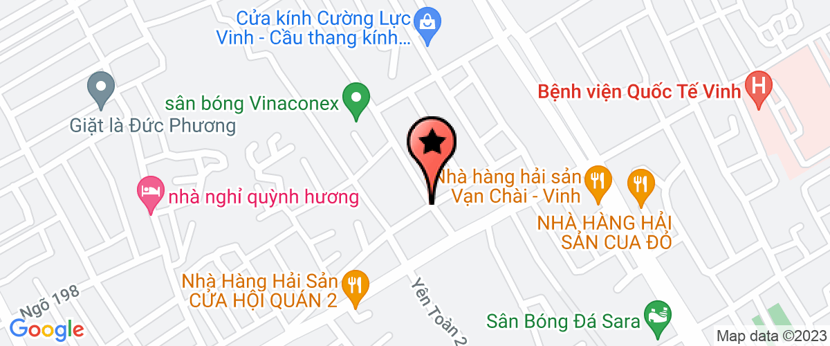 Map to Hoanglan Real Estate Joint Stock Company