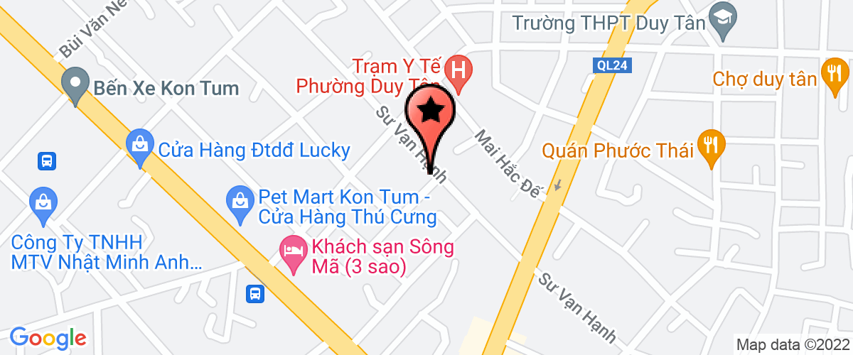 Bản đồ đến địa chỉ Công Ty TNHH Một Thành Viên Khánh Tường Kon Tum
