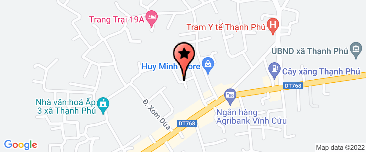 Map to Minh Tien Import - Export Agricultural Products Company Limited