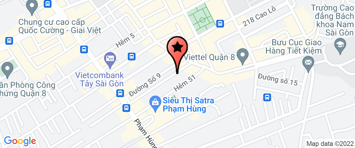 Map to Viet Phat General Investment and Development Limited Company