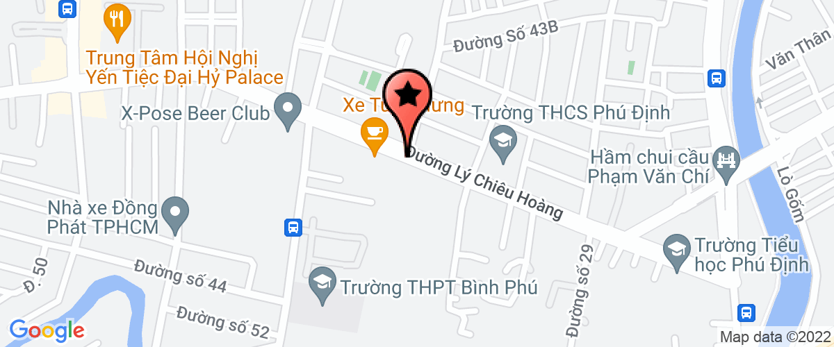 Map to Thai Vinh Transport Services Company Limited