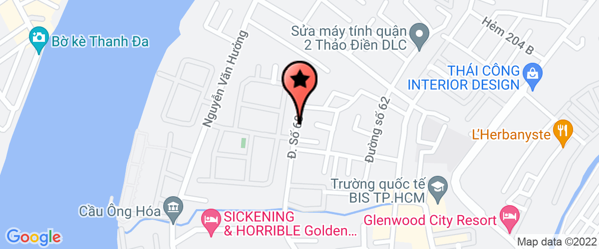 Map to Dai Tin Gia Golf Service Company Limited