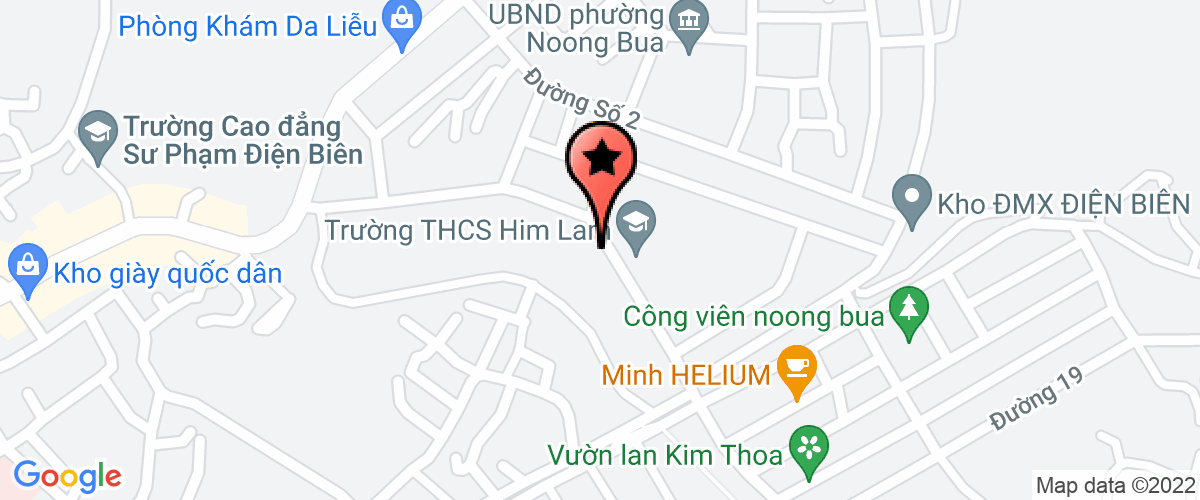 Map to Muong Thanh Phytopharmatrading Joint Stock Company Dien Bien Province