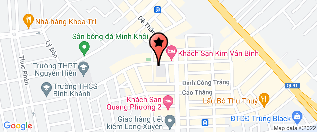 Map to Hong Hung Trading and Services  Company Limited