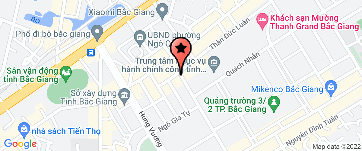 Bản đồ đến địa chỉ Công Ty CP Hữu Nghị Bắc Giang