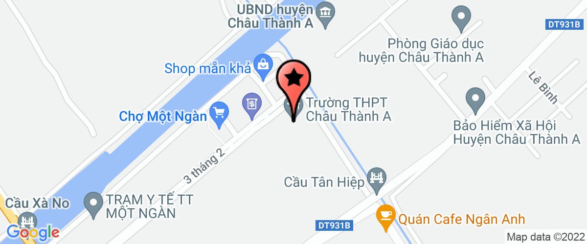 Bản đồ đến địa chỉ Trung Tâm DS-KHHGĐ Huyện Châu Thành A