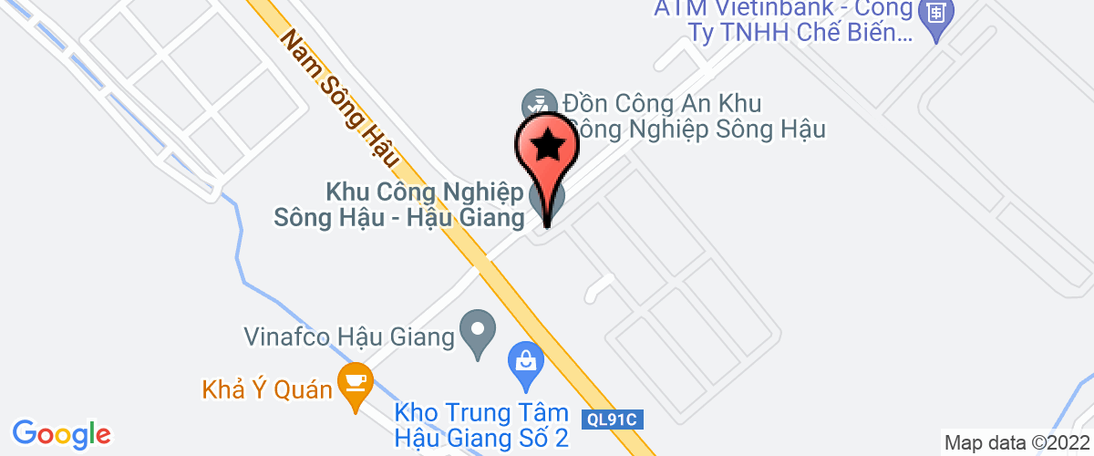 Map to Westfood Hau Giang Joint-Stock Company