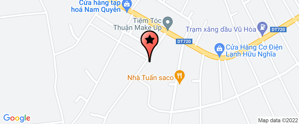 Map to Hoang Nguyen 96 Construction Joint Stock Company
