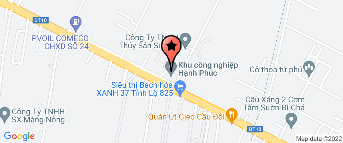 Bản đồ đến địa chỉ Công Ty TNHH Nguyên Phụ Liệu Giầy Dah-Chen